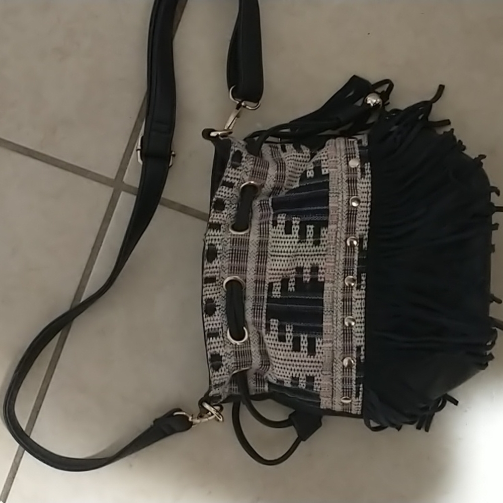 Street Level Draw String Bucket Bag - image 3